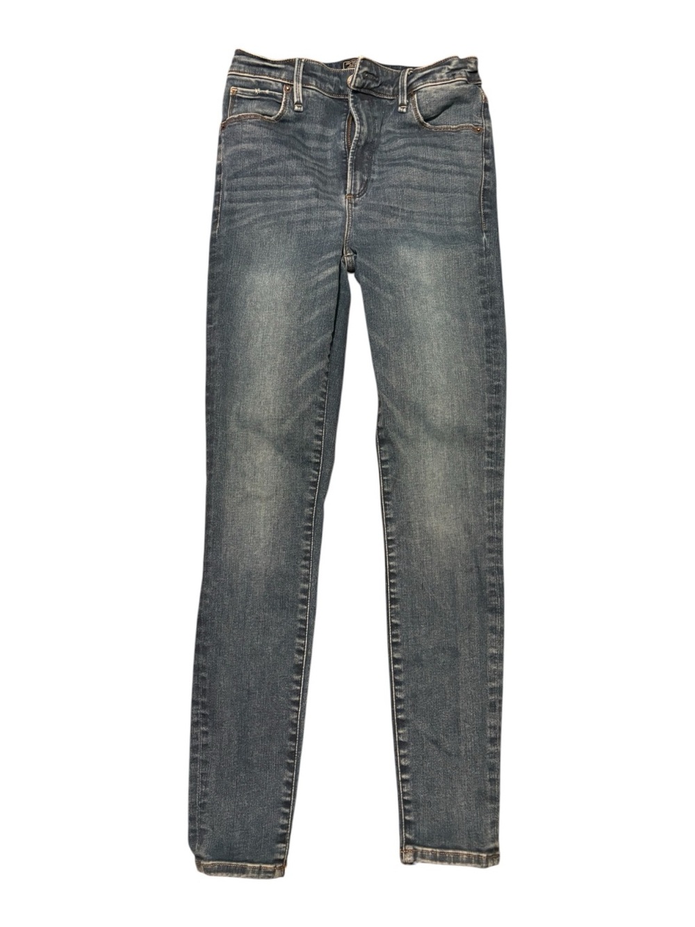 Abercrombie & Fitch Women's Skinny Jeans in Washed Blue Denim